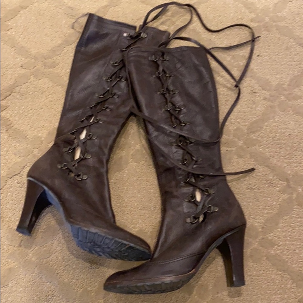 Marc Jacobs dark brown boots